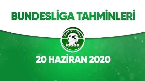 Bundesliga İddaa Tahminleri (20 Haziran 2020)