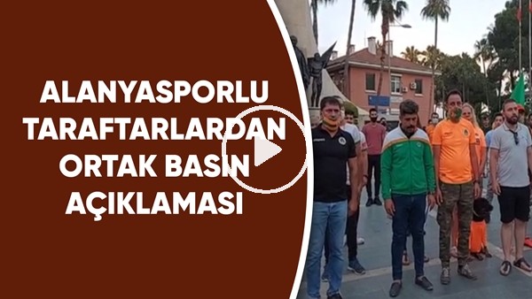 Alanyaspor Taraftar Gruplarından Ortak Basın Açıklaması