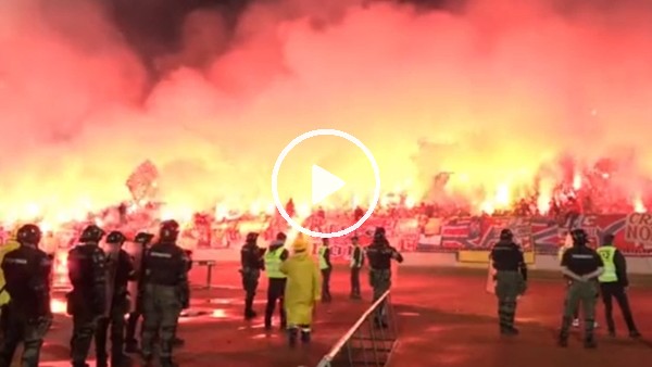 Partizan -  Kızılyıldız maçı öncesi atmosfer