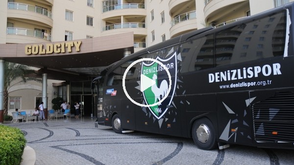 Denizlispor kafilesi Alanya'ya geldi