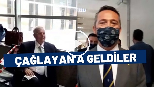 Aziz Yıldırım ve Ali Koç Çağlayan'da