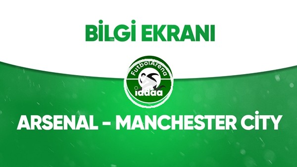 Arsenal - Manchester City Bilgi Ekranı (18 Temmuz 2020)