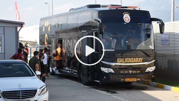 Galatasaray kafilesi Antalya'da