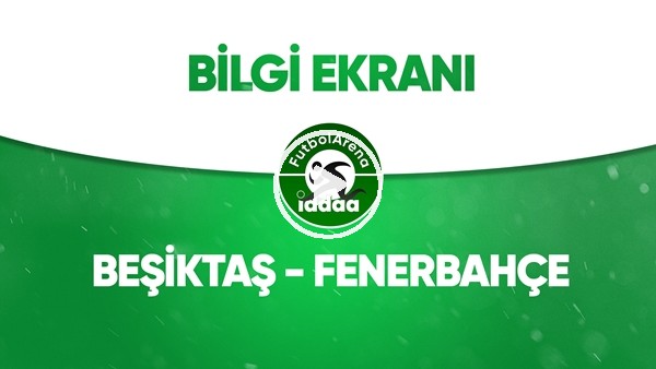 Beşiktaş - Fenerbahçe Bilgi Ekranı (19 Temmuz 2020)