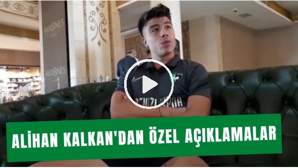  Denizlisporlu Alihan Kalkan: "Yeni sezon için sabırsızlanıyoruz"
