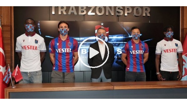 Trabzonspor'da 4 imza birden