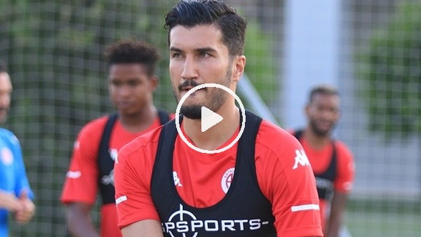 Nuri Şahin, Antalyaspor ile ilk antrenmanına çıktı