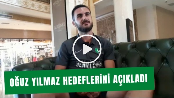 Denizlisporlu Oğuz Yılmaz'dan Özel Açıklamalar! "Süper Lig'de Kalıcı Olmak İstiyorum"