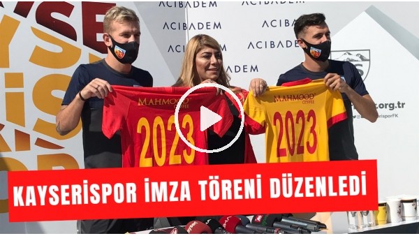 Kayserispor'da Muğdat Çelik, Pedro Henrique Ve Gustavo Campanharo İmzaları Attı