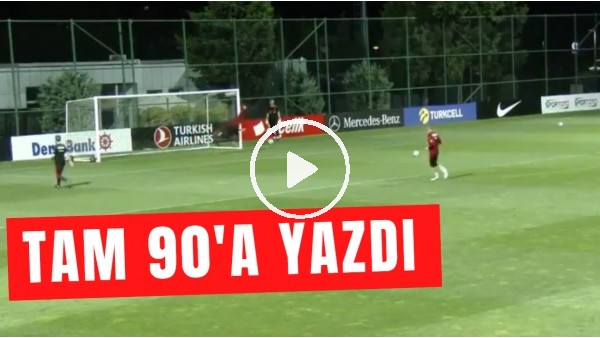 Merih Demiral'ın Antrenmanda Attığı Muhteşem Gol! Tam 90'a Yazdı