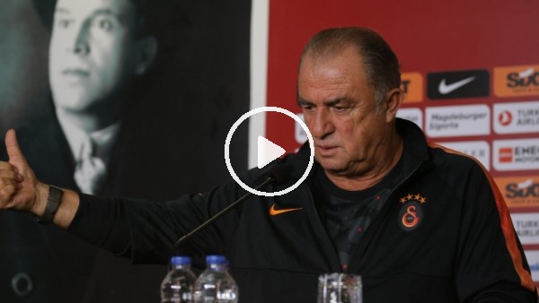 Fatih Terim: "Futbolcuların hakeme gereksiz itiraz etmemesinden memnunum"