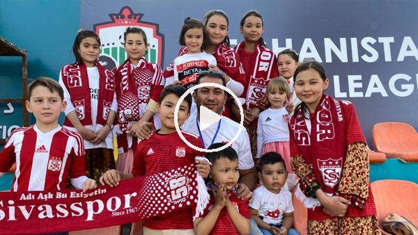 Afganlı Eyüp Türkmen'in Sivasspor sevgisi bitmek bilmiyor