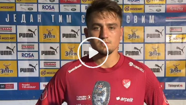 Cengiz Ünder: "Geleceğe dair iyi işler yapacağımızı düşünüyorum"