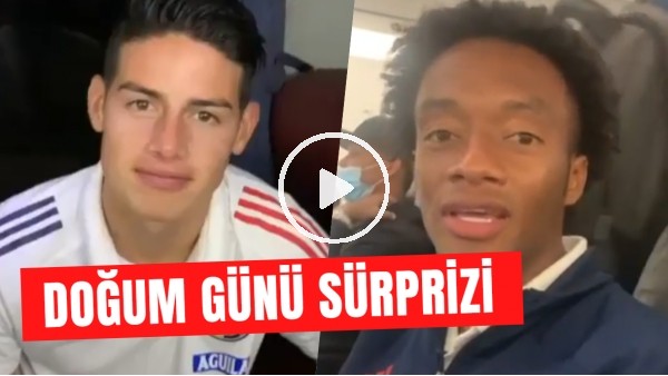 James Rodriguez ve Juan Cuadrado'dan Mert Çetin'e sürpriz