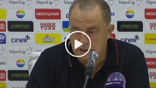 Fatih Terim: "Antep maçında da oyunu erken terk ettim. Her şeyi yazabilirler"