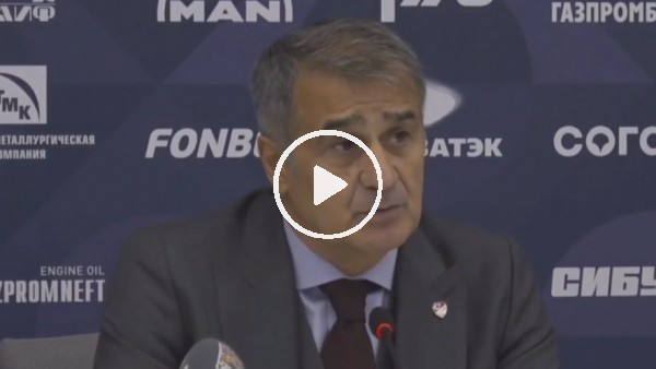 Şenol Güneş: "Daha fazla pozisyon üreten ve kazanmaya yakın takım bizdik"
