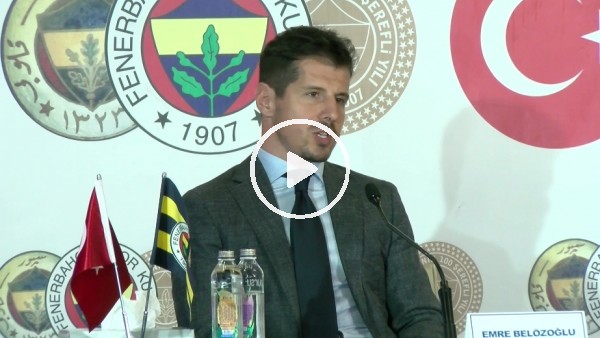 Emre Belözoğlu: "Ali Koç'a bağlı olarak futboldan sorumlu kişiyim"