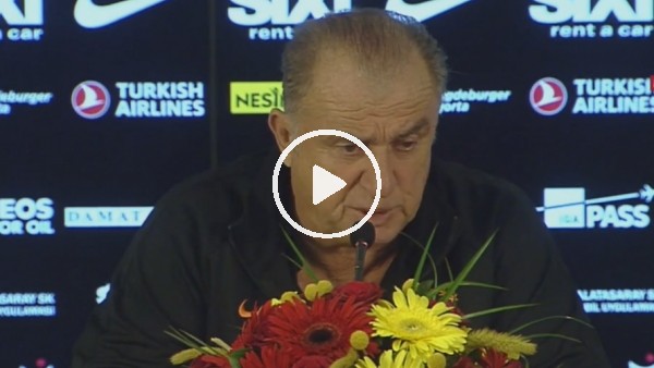 Fatih Terim: "Galatasaray'da oynayan futbolcu bu kadar pas hatası yapma lüksüne sahip değil"