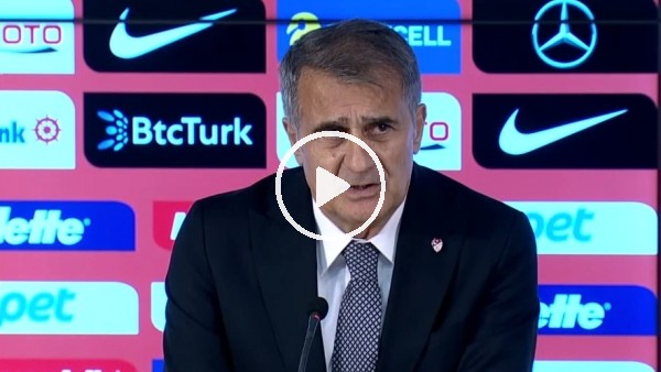 Şenol Güneş: "Stoper sıkıntımız normalde yok ama bugün için sıkıntımız vardı"