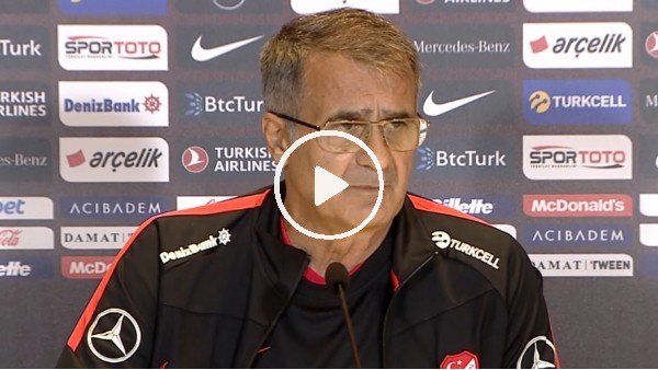 Şenol Güneş'ten İrfan Can Kahveci sorusuna yanıt