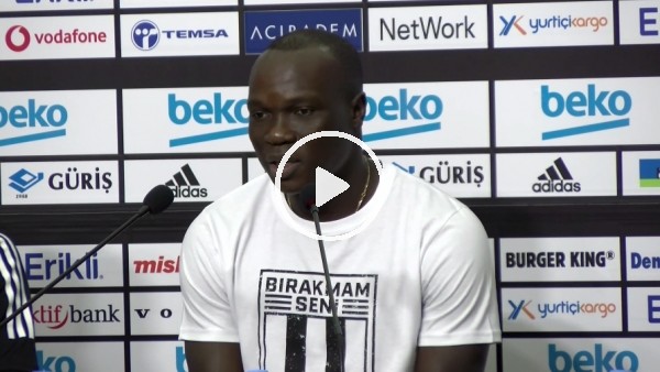 Aboubakar: "Yarım kalan hikayeyi yazmaya geldim"