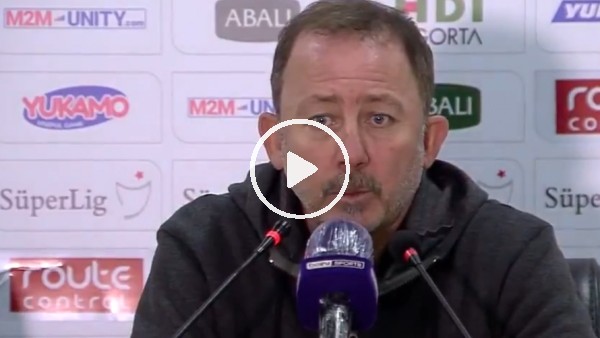 Sergen Yalçın: "Beşiktaş tarihinin en zor antrenörlüğünü ben yapıyorum şu anda"