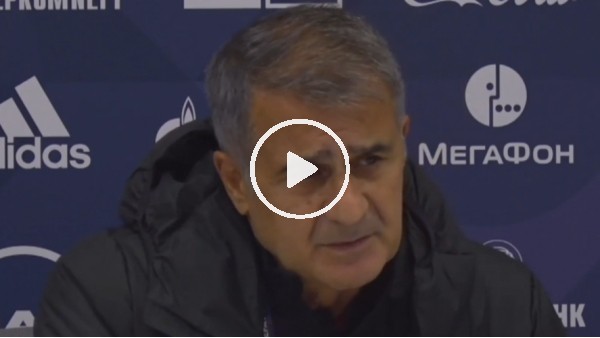Şenol Güneş: "Rusya disiplinli bir takım, maçın zorluğunu biliyoruz"