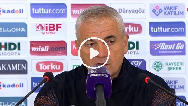 Rıza Çalımbay: "Tek gayemiz bu maçı kazanmaktı"