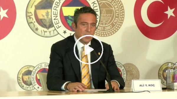 Ali Koç: "Gönlümüzde olan tek Türk hoca Erol Hoca'ydı"