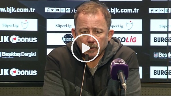 Sergen Yalçın: "Santrfor sorunumuz yok, oyuncularımızı aşağı çekmeyelim"