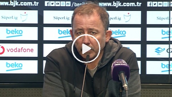 Sergen Yalçın: "Tam kadro olsak daha iyi olur, bazı bölgelerde sıkıntı yaşıyoruz"