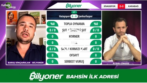 Barıç Dinçarslan, Sivasspor - Karabağ maçı için tahminini yaptı