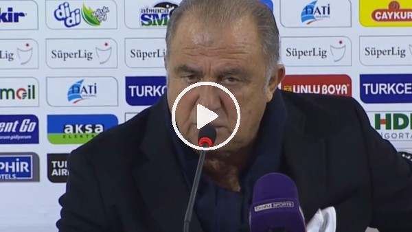 Fatih Terim: "Biz her zaman her yerde Galatasaray takımıyız"