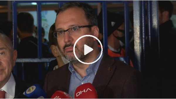 Bakan Kasapoğlu: "Mücadele eden, istekli ve inançlı bir takım var"