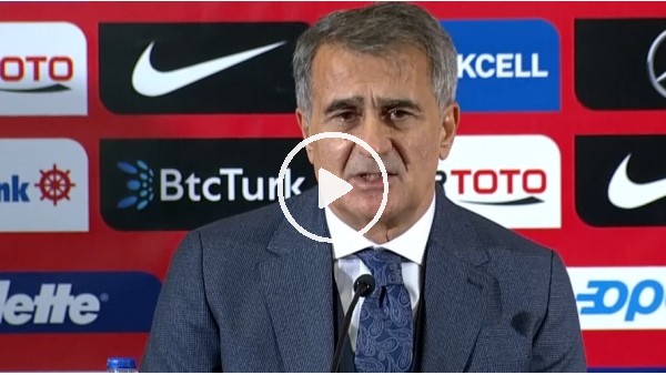 Şenol Güneş: "Maalesef Cengiz'i oyundan çıkaramadan sarı kart gördü ve cezalı duruma düştü"