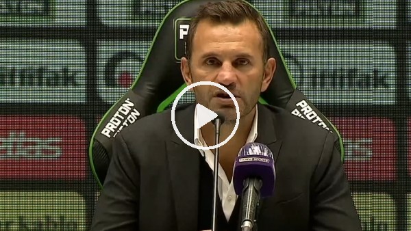 Okan Buruk: "Zorlu bir akşamdı ancak kazandığımız için mutluyuz"