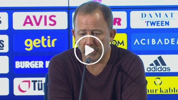 Sergen Yalçın: "Oyuncularım çok ciddi bir sınav verdi"