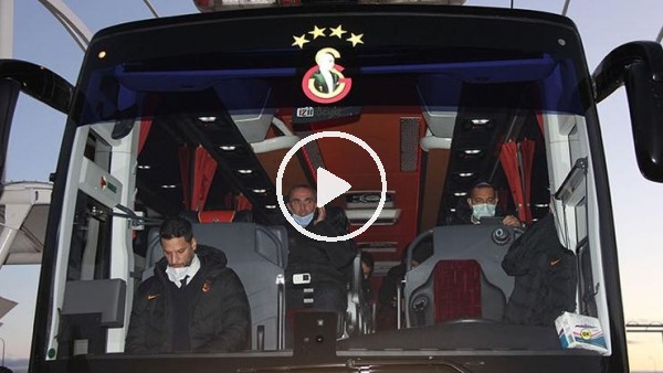 Galatasaray kafilesi Sivas'a geldi