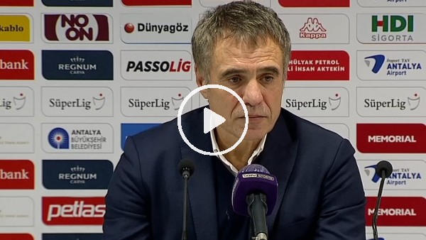 Ersun Yanal: "Pozisyon üstünlüğü bizdeydi"