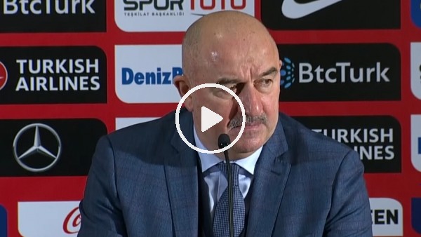  Stanislav Cherchesov: "10 kişiyle Türkiye'ye karşı başa baş mücadele ettik"