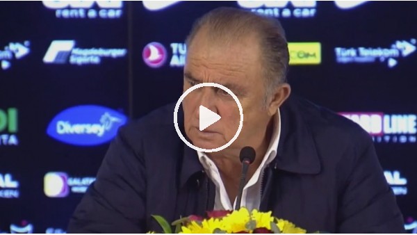 Fatih Terim'den hakem tepkisi! "Bırakın oynayalım, siz müsaade etmiyorsunuz"