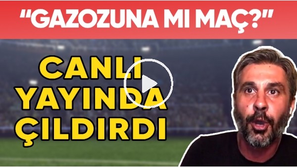 Emre Eren Canlı Yayında Çıldırdı! | "Basın Kardeşim, Gazozuna Mı Maç?"