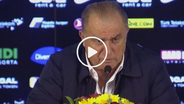 Fatih Terim: "Federasyonun sezon başında karar alması gerekiyordu"