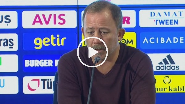 Sergen Yalçın: "Hakem inanılmaz kötü maç yönetti"