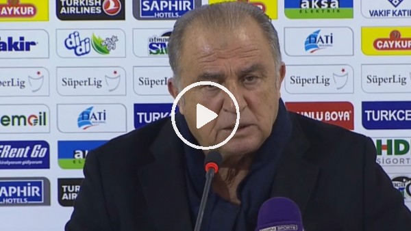 Fatih Terim: "Allah'a şükür sağ salim 3 puanla ayrılıyoruz"