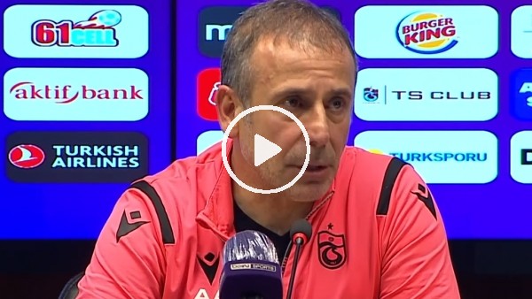 Abdullah Avcı: "Trabzonspor'un yukarıya ivme kazanması için çalışıyoruz"