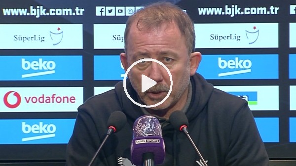 Sergen Yalçın, devre arası futbolcularına yaptığı konuşmayı anlattı