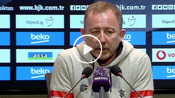 Sergen Yalçın: "Atmosfer yok, heyecan yok. İnşallah taraftar şubat, mart gibi gelir"