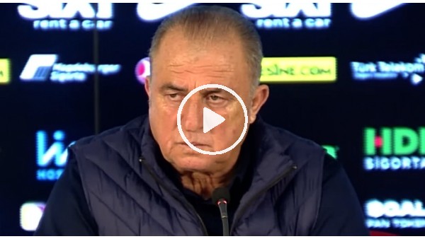 Fatih Terim: "Biz Galatasaray takımıyız"