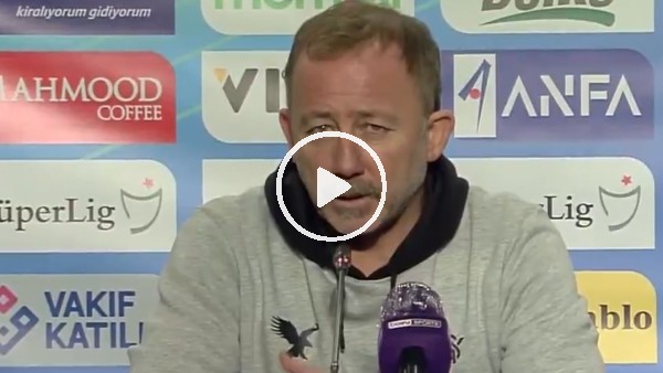Sergen Yalçın: "Ankaragücü pozisyonu dediğiniz pozisyonların hepsi ofsayt"